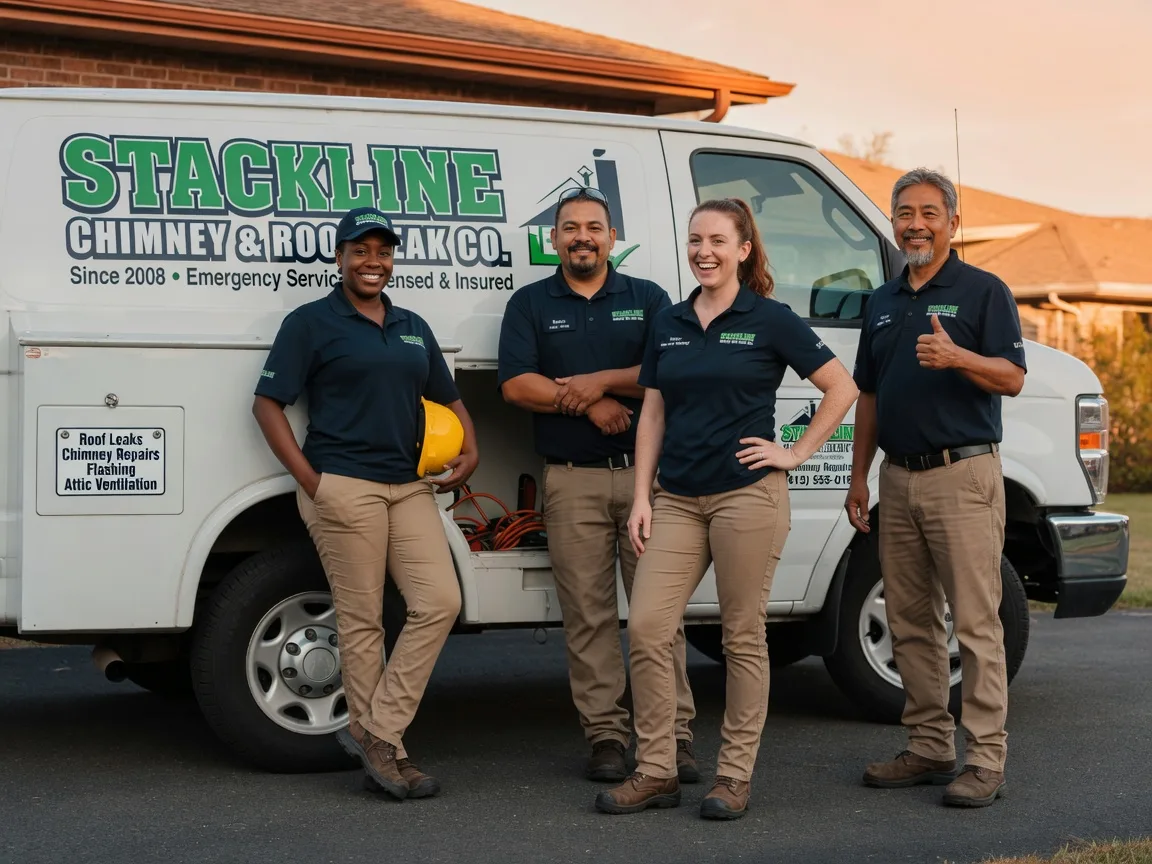 Chimney flashing repair company in Metcalf, IL